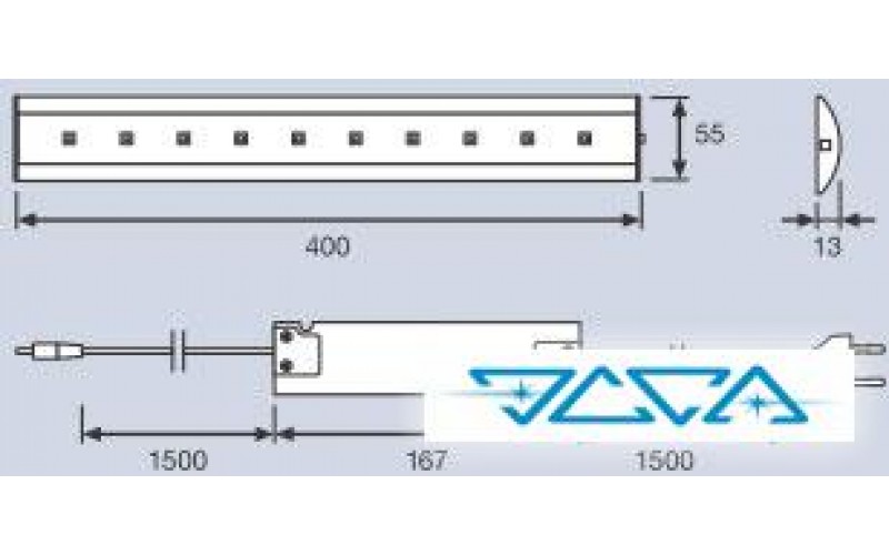 Светильник встраиваемый OSRAM Slim Shape LED 13W