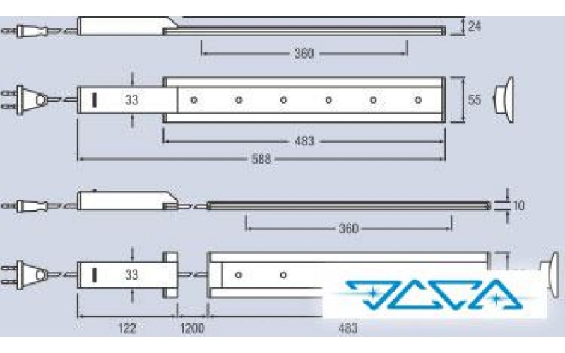 Светильник встраиваемый OSRAM LUMINESTRA LED 13W 4000K