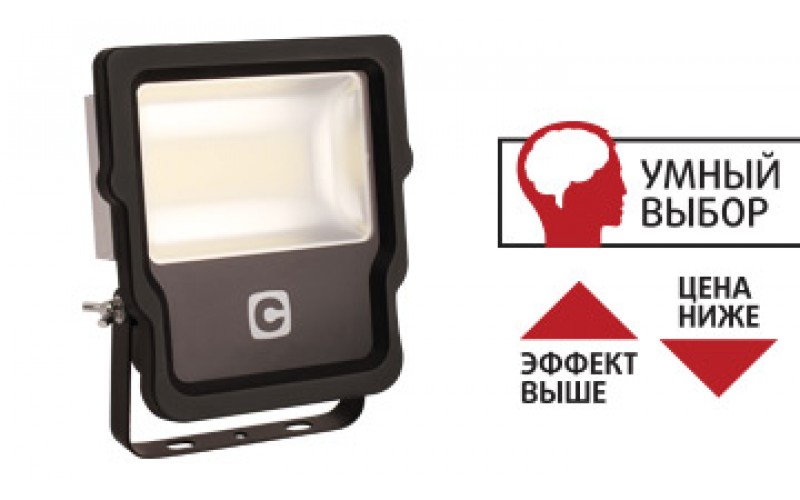 Прожектор светодиодный уличный IP65ДО 40 (LED)ДО 40-30-001