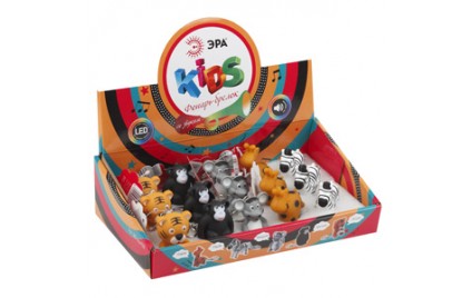BD-box15B Фонарь ЭРА Детский брелок в ассортименте, 5х3, бл (15/270/3240)