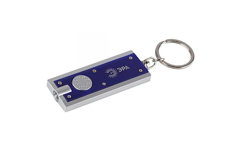 B23 Фонарь ЭРА LED брелок, пластик, бат в компл, бл (24/240/2400)