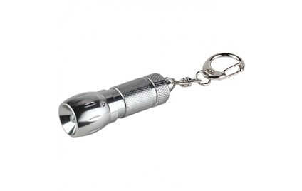 B25 Фонарь ЭРА LED брелок, алюм, бат в компл, бл (24/240/2880)