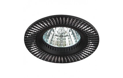 KL32 AL/BK Светильник ЭРА алюминиевый MR16,12V/220V, 50W черный/серебро (50)