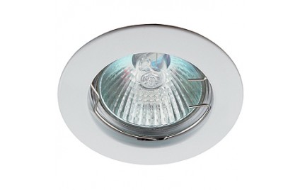 KL1 WH Светильник ЭРА литой простой MR16,12V, 50W белый (5/100/2100)