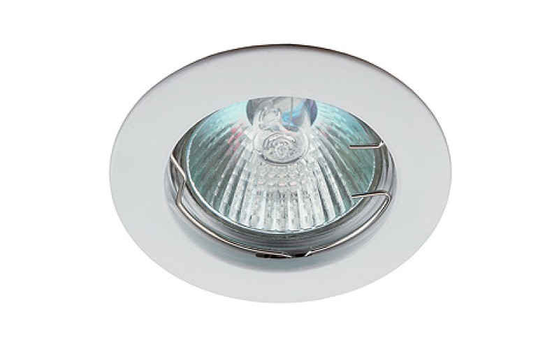 KL1 WH Светильник ЭРА литой простой MR16,12V, 50W белый (5/100/2100)