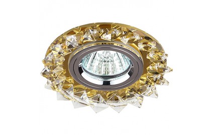 DK44 YL/WH/CH Светильник ЭРА декор «острые кристаллы» MR16,12V/220V, 50W, желтый/прозрачный/хром (5/ DK44 YL/WH/CH Светильник ЭРА декор «острые кристаллы» MR16,12V/220V, 50W, желтый/прозрачный/хром (5/