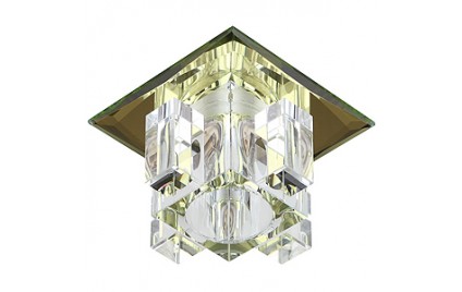 DK2 YL/WH Светильник ЭРА декор «хрустальнй куб с вертик столб.» G9,220V, 40W, желтый/прозрачный (3/3 DK2 YL/WH Светильник ЭРА декор «хрустальнй куб с вертик столб.» G9,220V, 40W, желтый/прозрачный (3/3