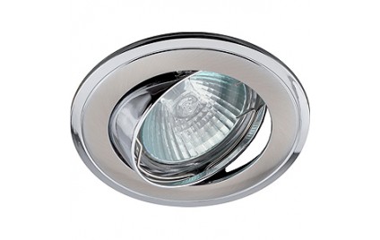 KL22 А SN/CH Светильник ЭРА литой пов. «двойной контур» MR16,12V/220V, 50W сатин никель/хром (5/100 KL22 А SN/CH Светильник ЭРА литой пов. «двойной контур» MR16,12V/220V, 50W сатин никель/хром (5/100