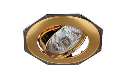 KL20 А PG/CH Светильник ЭРА литой пов. «многогранник» MR16,12V/220V, 50W перламутровое золото/хром ( KL20 А PG/CH Светильник ЭРА литой пов. «многогранник» MR16,12V/220V, 50W перламутровое золото/хром (