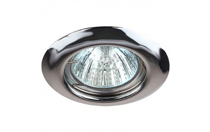 ST3 CH Светильник ЭРА штампованный MR16,12V/220V, 50W хром (5/200/3000)