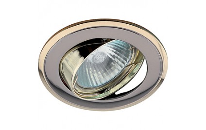 KL22 А GU/G Светильник ЭРА литой пов. «двойной контур» MR16,12V/220V, 50W черный металл/золото (100 KL22 А GU/G Светильник ЭРА литой пов. «двойной контур» MR16,12V/220V, 50W черный металл/золото (100