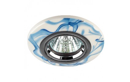 DK62 CH/WH/BL Светильник ЭРА декор керамический «голубой » MR16,12V/220V, 50W, белый/голубой/хром ( DK62 CH/WH/BL Светильник ЭРА декор керамический «голубой » MR16,12V/220V, 50W, белый/голубой/хром (