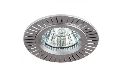 KL31 AL/SL Светильник ЭРА алюминиевый MR16,12V/220V, 50W серебро (50/2250)