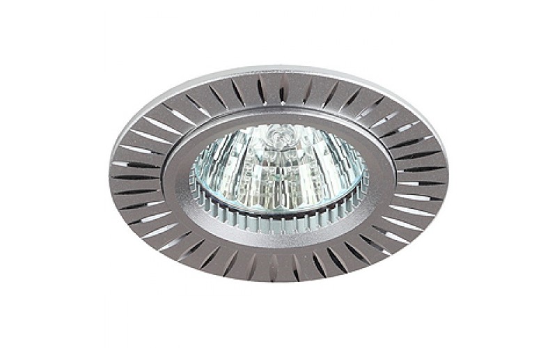 KL31 AL/SL Светильник ЭРА алюминиевый MR16,12V/220V, 50W серебро (50/2250)