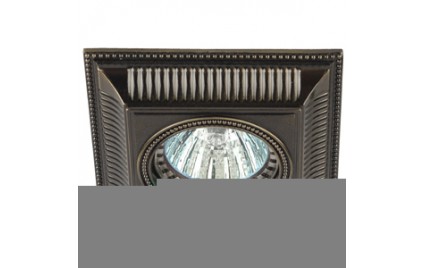 KL61 SB Светильник ЭРА литой MR16,12V/220V, 50W бронза (5/50/1400)