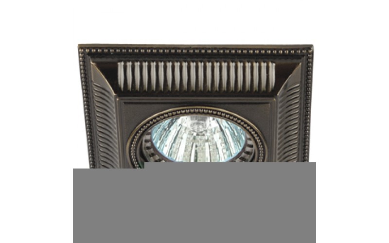 KL61 SB Светильник ЭРА литой MR16,12V/220V, 50W бронза (5/50/1400)