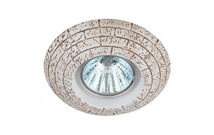 DK78-4 Светильник ЭРА декор гипс MR16,12V/220V, 50W, круглый ,капучино (50/1200)