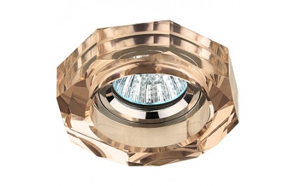 DK6 CH/TEA Светильник ЭРА декор стекло объемный многогранник MR16,12V/220V, 50W, GU5,3 хром/чайный ( DK6 CH/TEA Светильник ЭРА декор стекло объемный многогранник MR16,12V/220V, 50W, GU5,3 хром/чайный (