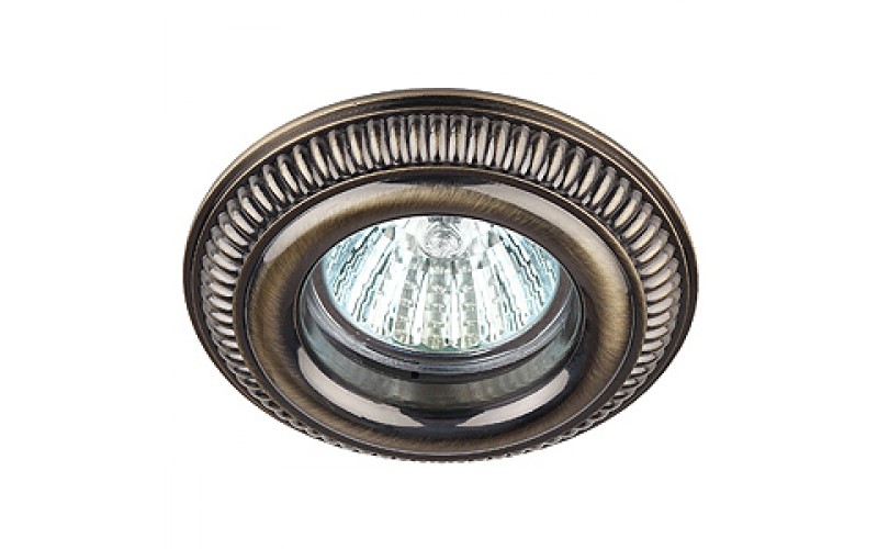 KL51 SB Светильник ЭРА антик «объём» MR16,12V/220V, 50W бронза (5/100/2100)