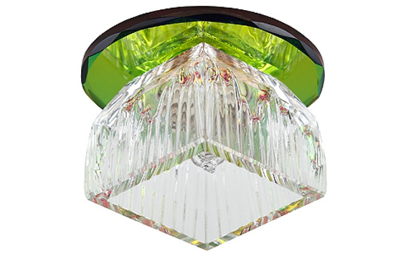 DK48 SL/MIX Светильник ЭРА декор «лотос» G9,220V, 40W, зеркальный/мультиколор (45/1080)