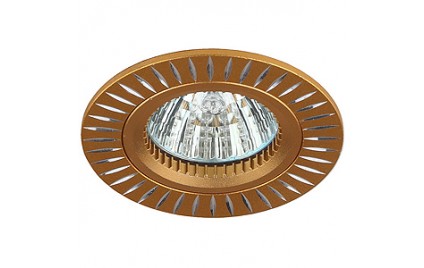 KL31 AL/GD Светильник ЭРА алюминиевый MR16,12V/220V, 50W золото/серебро (10/50)