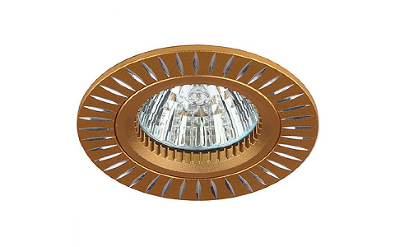 KL31 AL/GD Светильник ЭРА алюминиевый MR16,12V/220V, 50W золото/серебро (10/50)