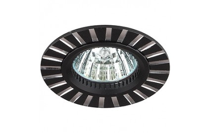 KL30 AL/BK Светильник ЭРА алюминиевый MR16,12V/220V, 50W черный/серебро (10/50/2400)