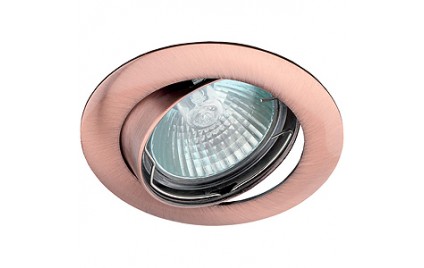 KL1A SC Светильник ЭРА литой простой пов. MR16,12V/220V, 50W медь (10/100/1400)