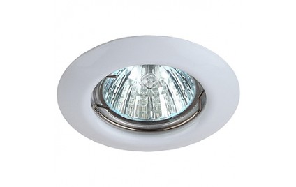 ST3 WH Светильник ЭРА штампованный MR16,12V/220V, 50W белый (5/200/3000)