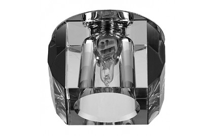 DK21 CH/WH/BK Светильник ЭРА декор «усеченный куб» MR16,12V/220V, 50W, хром/прозрачный/черный (30/5 DK21 CH/WH/BK Светильник ЭРА декор «усеченный куб» MR16,12V/220V, 50W, хром/прозрачный/черный (30/5