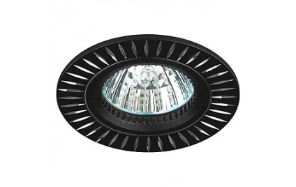KL31 AL/BK Светильник ЭРА алюминиевый MR16,12V/220V, 50W черный/серебро (10/50)