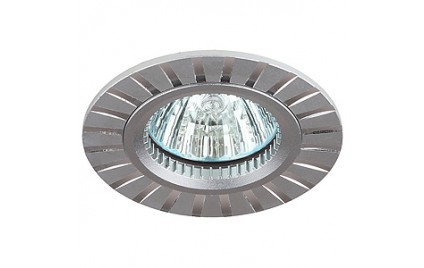 KL30 AL/SL Светильник ЭРА алюминиевый MR16,12V/220V, 50W серебро (50/2400)