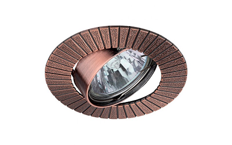 KL14A SC Светильник ЭРА литой пов. «солнце» MR16,12V/220V, 50W мед (100/2000)