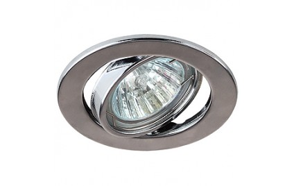 ST2A CH Светильник ЭРА штампованный поворотный MR16,12V/220V, 50W хром (5/100/2400)