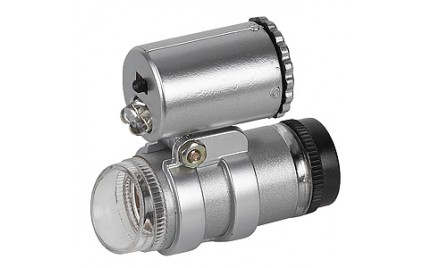 M45 Фонарь ЭРА с микроскопом 45x, 2xLED, бл (24/240/1440)